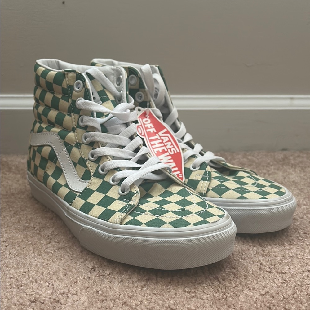 Vans Checkerboard High-Top Sneakers